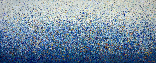 The Culburra Dance 152 x 61cm acrylic on canvas van George Hall, Schilderij te koop op Singulart