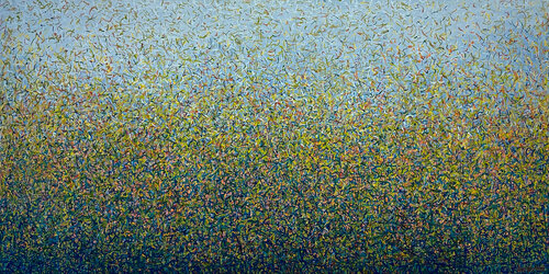 Berry Garden 152 x 76cm acrylic on canvas George Hall
