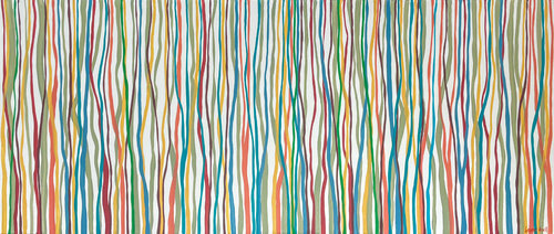 Yarrabee Land - 198 x 84cm acrylic on canvas van George Hall, Schilderij te koop op Singulart