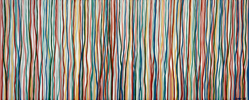Yarrabee - 152 x 61cm - acrylic on canvas van George Hall, Schilderij te koop op Singulart
