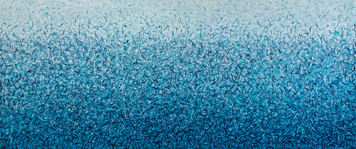Werrong Water Dance- 200 x 85cm acrylic on canvas di George Hall, Pittura in vendita su Singulart