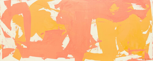 Perception One 152 x 61cm acrylic on canvas di George Hall, Pittura in vendita su Singulart
