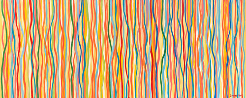 Queen Funk - 152 x 61cm acrylic on canvas di George Hall, Pittura in vendita su Singulart