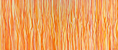 Horizon Funk - 200 x 85cm acrylic on canvas George Hall