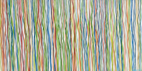 Autumn Funk 152 x 76cm acrylic on canvas di George Hall, Pittura in vendita su Singulart