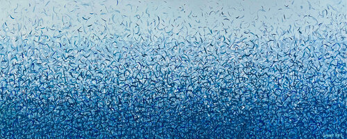 Burleigh Water Dance 152 x 61cm acrylic on canvas George Hall