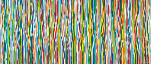 Pride 2023- 200 x 85cm acrylic on canvas di George Hall, Pittura in vendita su Singulart