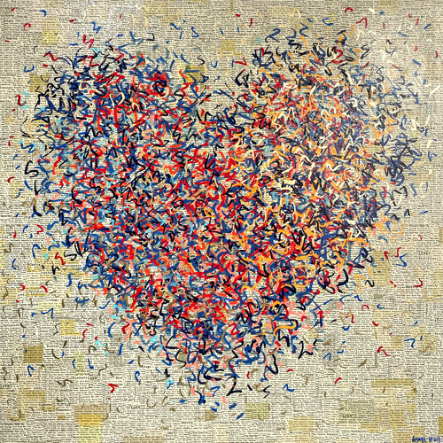 Sepia Shimmering Optimist de George Hall, Pintura a la venta en Singulart