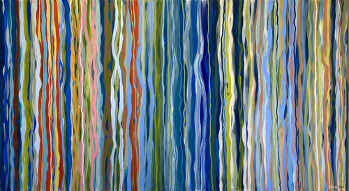 Funky Forest - 168 x 92 cm di George Hall, Pittura in vendita su Singulart