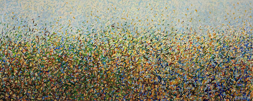 Nature's Bush Dance 152 x 61 cm Acrylic on canvas George Hall