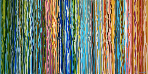 Funky Forever - acrylic on canvas di George Hall, Pittura in vendita su Singulart
