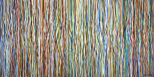 Funky Soul 152 x 76cm acrylic on canvas di George Hall, Pittura in vendita su Singulart