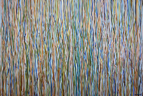 Currarong Trees - 137 x 92cm acrylic on canvas di George Hall, Pittura in vendita su Singulart