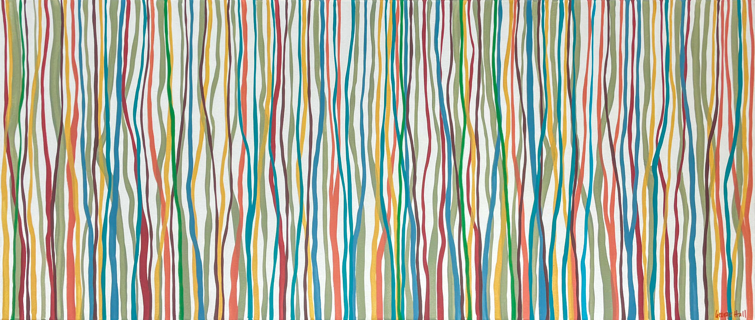 Yarrabee Land - 198 x 84cm acrylic on canvas George Hall Dipinto originale in vendita