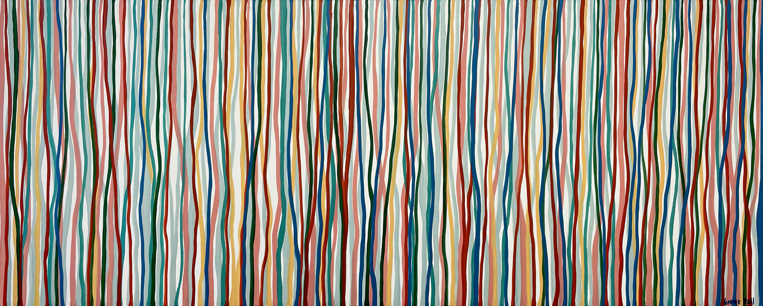 Yarrabee - 152 x 61cm - acrylic on canvas George Hall