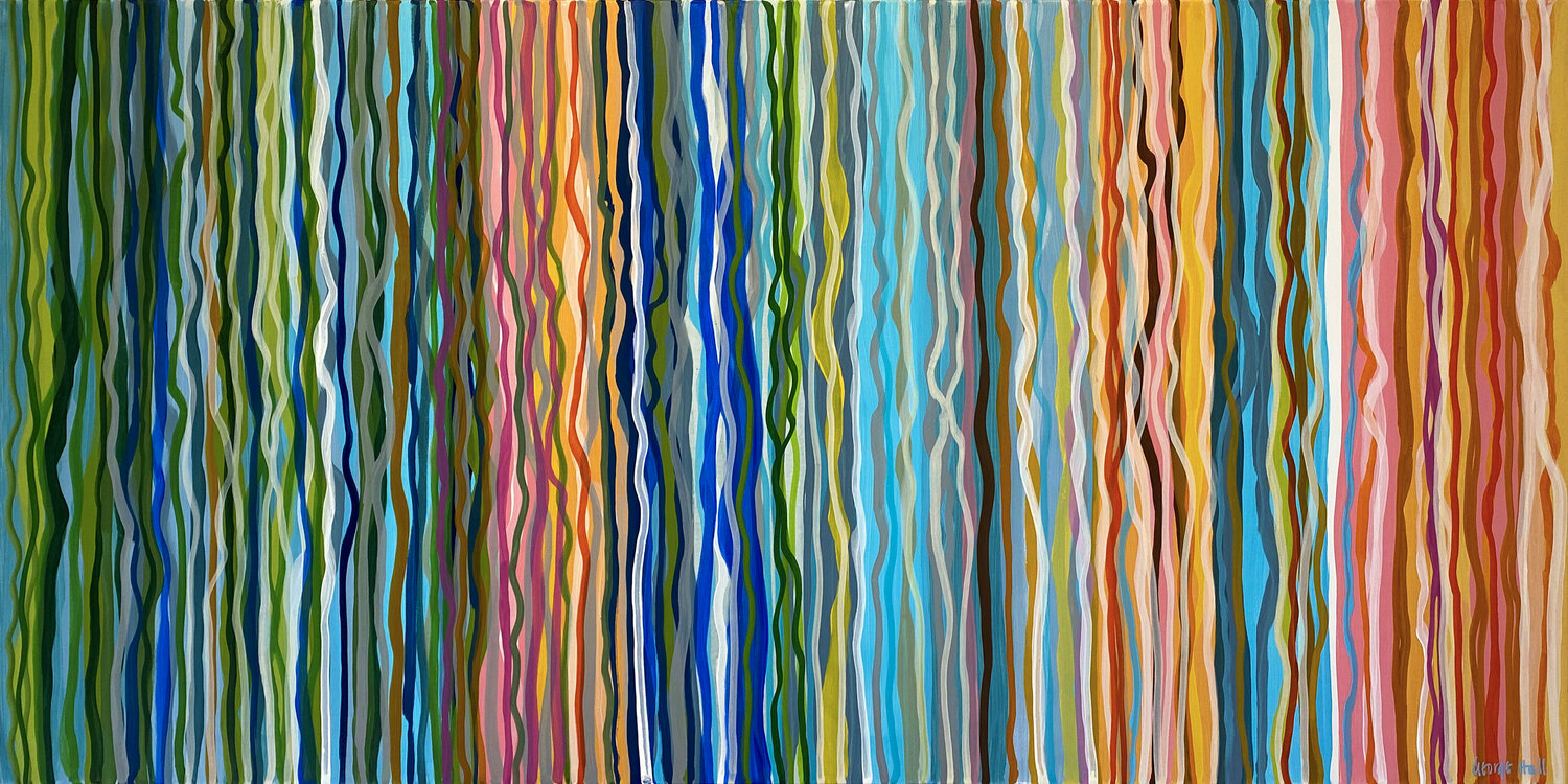 Funky Forever - acrylic on canvas George Hall