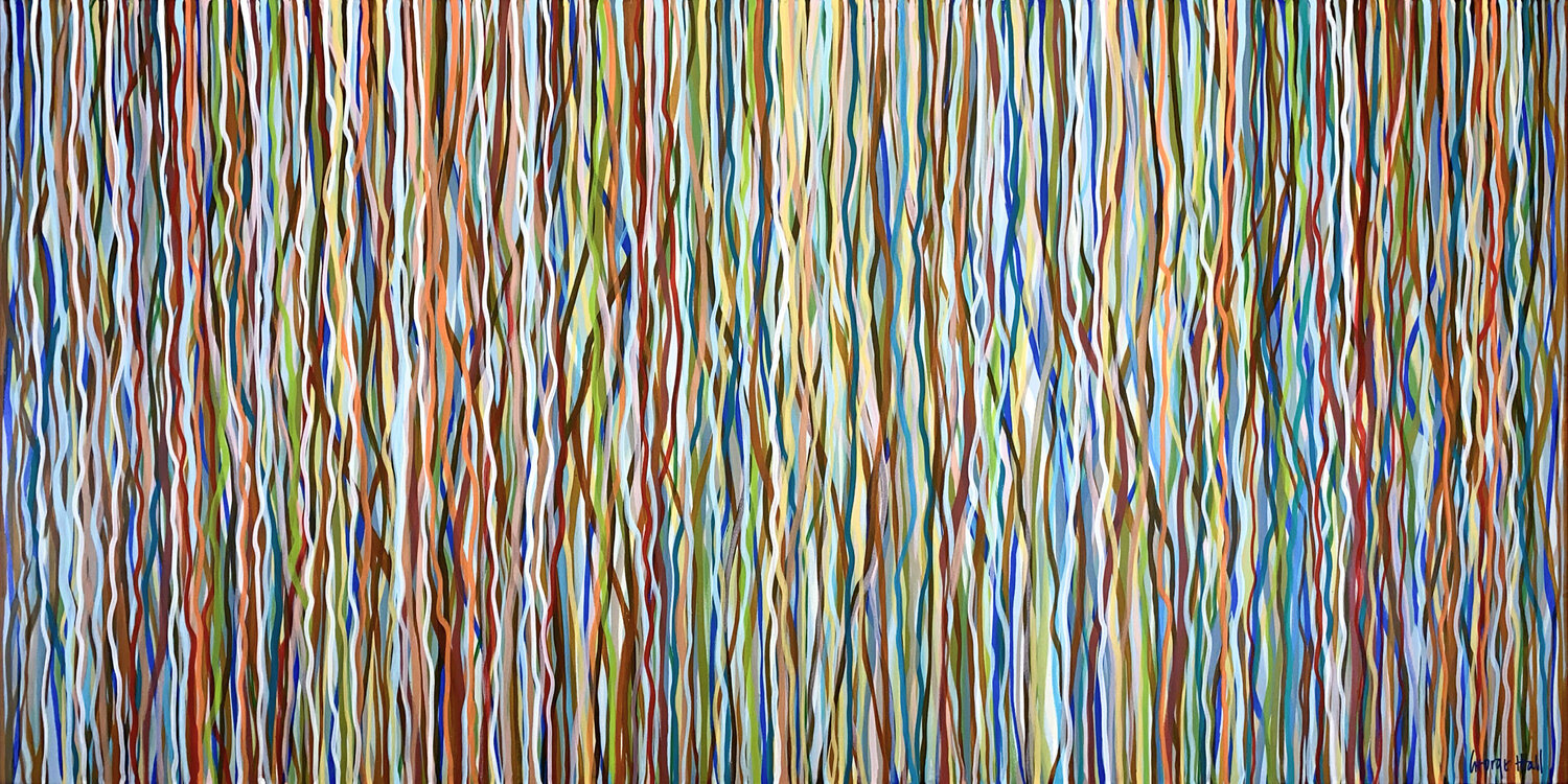 Funky Soul 152 x 76cm acrylic on canvas George Hall