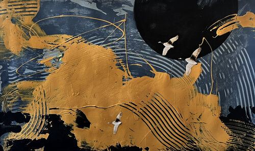 Total Eclipse van Ilaamen Pelshaw, Werk op papier te koop op Singulart