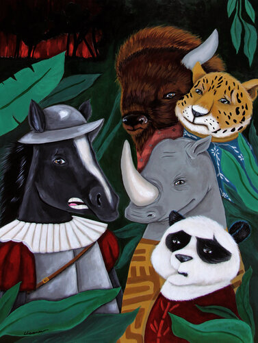 We're in this together van Ilaamen Pelshaw, Schilderij te koop op Singulart