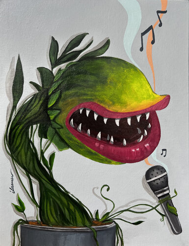 Little Shop Of Horrors, The Musical van Ilaamen Pelshaw, Schilderij te koop op Singulart