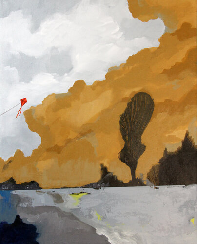 Above the circumstances di Ilaamen Pelshaw, Pittura in vendita su Singulart