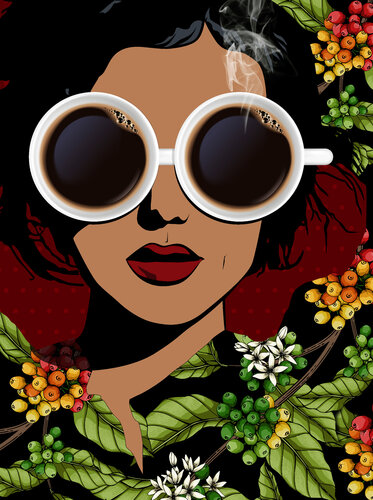 Coffee Time von Ilaamen Pelshaw, Druck kaufen auf Singulart