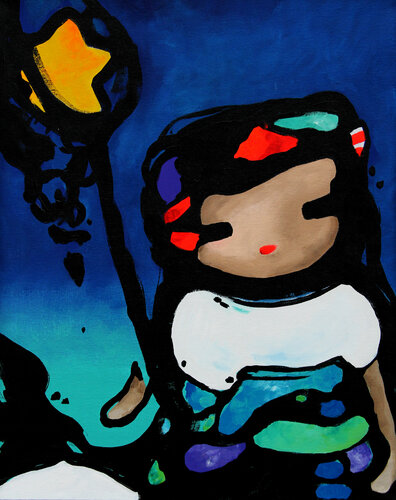 Catching a Star van Ilaamen Pelshaw, Schilderij te koop op Singulart