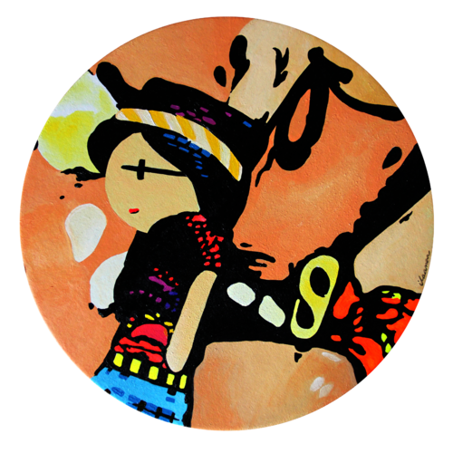 Worry Doll van Ilaamen Pelshaw, Schilderij te koop op Singulart