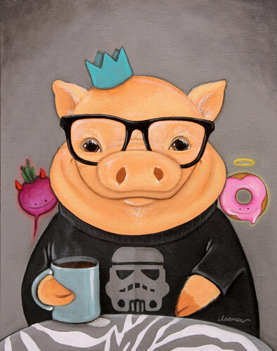 Reversed Consciense van Ilaamen Pelshaw, Schilderij te koop op Singulart