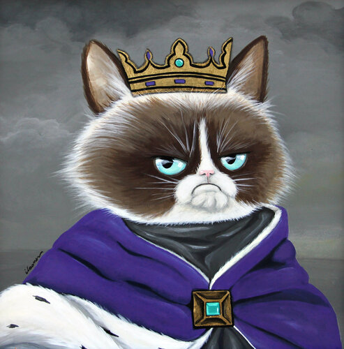 Purple King van Ilaamen Pelshaw, Schilderij te koop op Singulart