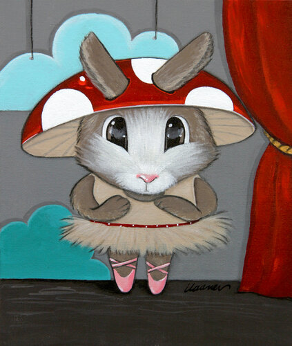 School Play II (Bunny) van Ilaamen Pelshaw, Schilderij te koop op Singulart