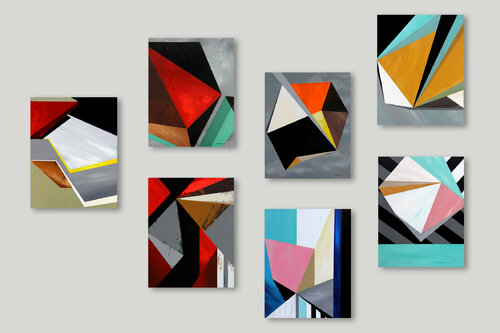 Geometric Series von Ilaamen Pelshaw, Malerei kaufen auf Singulart