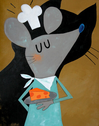 My Cheese! by Ilaamen Pelshaw, Painting for Sale on Singulart