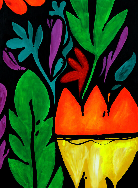 Floral Textile Ilaamen Pelshaw
