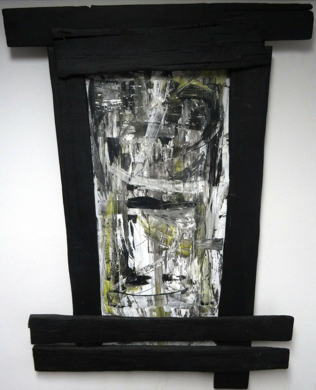 "BLACK FRAME" Mateo Kos Original painting for sale