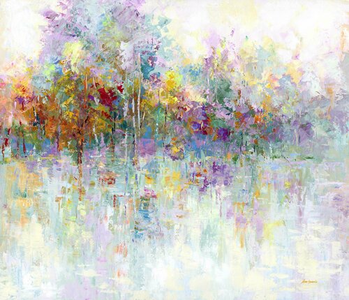 Abstract Landscape Painting Leon Devenice