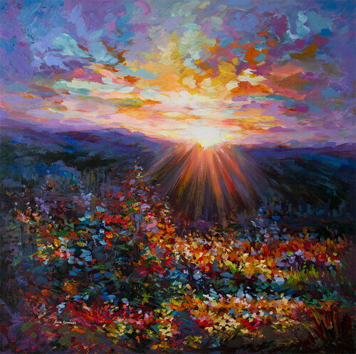 Landscape painting van Leon Devenice, Schilderij te koop op Singulart