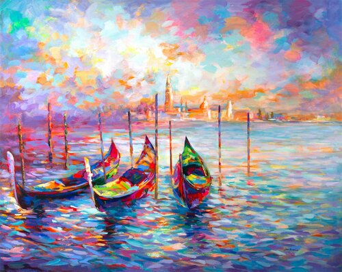 Venice Painting van Leon Devenice, Schilderij te koop op Singulart