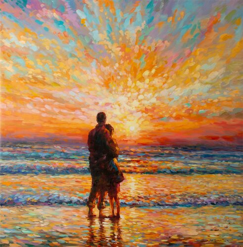 A New Beginning di Leon Devenice, Pittura in vendita su Singulart