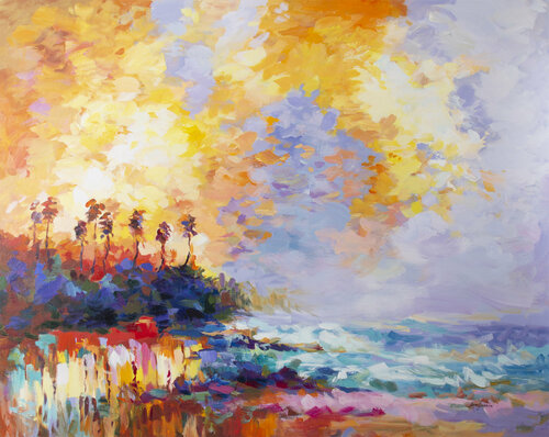 Caribbean painting van Leon Devenice, Schilderij te koop op Singulart