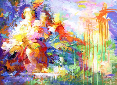 La Noblesse di Leon Devenice, Pittura in vendita su Singulart