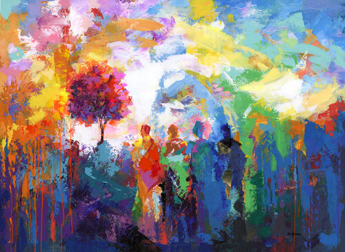 Make a Wish di Leon Devenice, Pittura in vendita su Singulart
