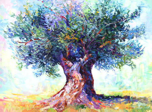 Olive Tree di Leon Devenice, Pittura in vendita su Singulart