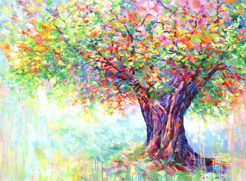 The Tree of Endless Joy von Leon Devenice, Malerei kaufen auf Singulart