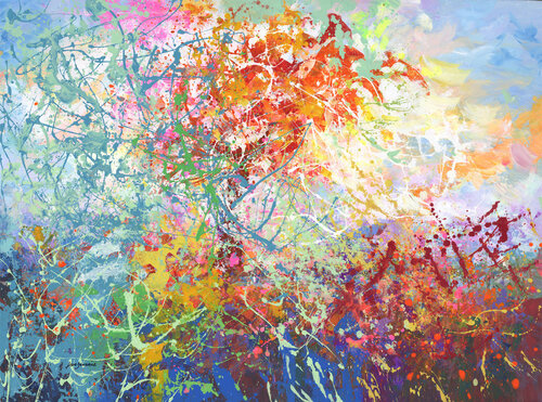 Echoes of Energy di Leon Devenice, Pittura in vendita su Singulart