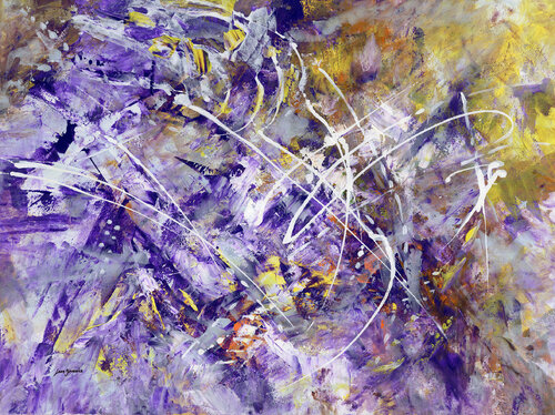 The Fury and Grace of Lavender de Leon Devenice, Pintura a la venta en Singulart