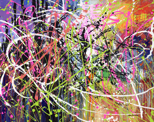 Positive Energy di Leon Devenice, Pittura in vendita su Singulart