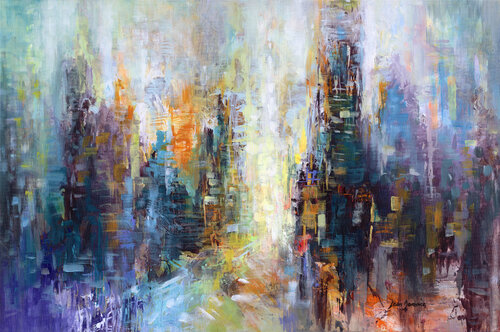 New York City Impressions di Leon Devenice, Pittura in vendita su Singulart