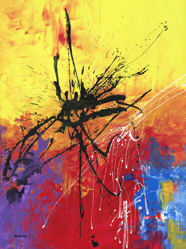 Solar Pulse di Leon Devenice, Pittura in vendita su Singulart