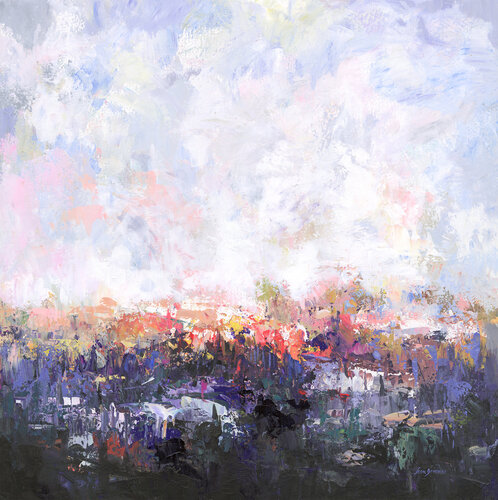 A sky full of hope par Leon Devenice, Peinture en vente sur Singulart